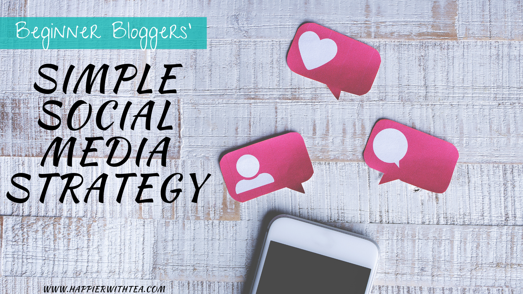 beginner bloggers' simple social media strategy